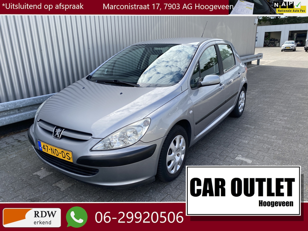 Peugeot 307 - 1.6-16V XS AUTOMAAT, 131Dkm.NAP,  Clima, CC, Trekh, – Inruil Mogelijk – - AutoWereld.nl