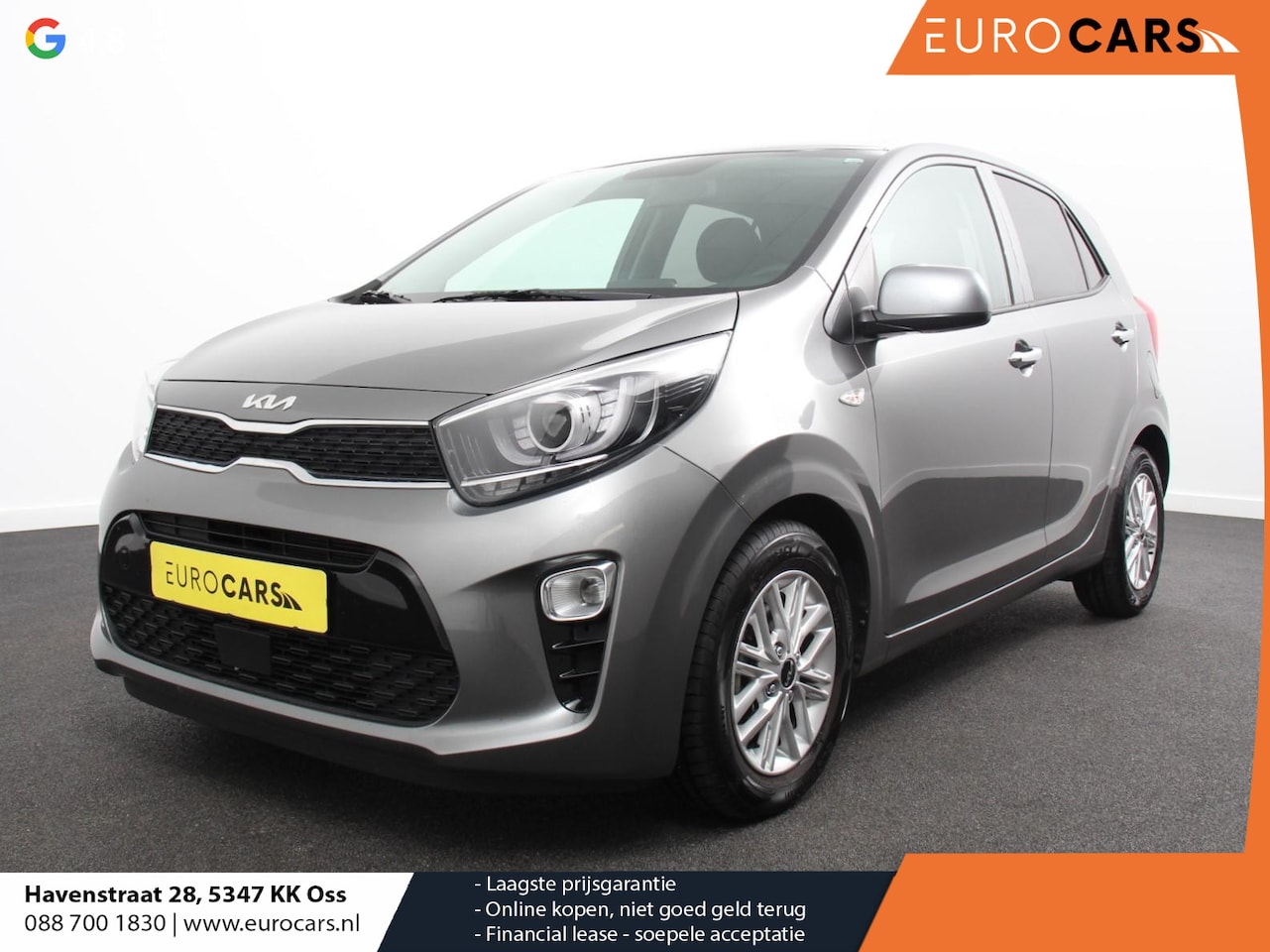 Kia Picanto - 1.0 DPi DynamicLine Navigatie Apple Carplay/Android Auto Camera Cruise Control Airco - AutoWereld.nl