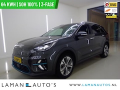 Kia e-Niro - ExecutiveLine 64 kWh | SOH 100% | 3-fase | Open dak Leder JBL CarPlay ECC Nav ACC 17" LMV