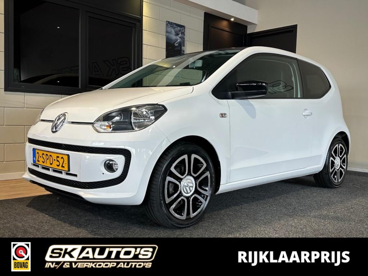 Volkswagen Up! - 1.0 HIGH UP! BLUEM. l NAP l PDC l AIRCO l CRUISE l - AutoWereld.nl