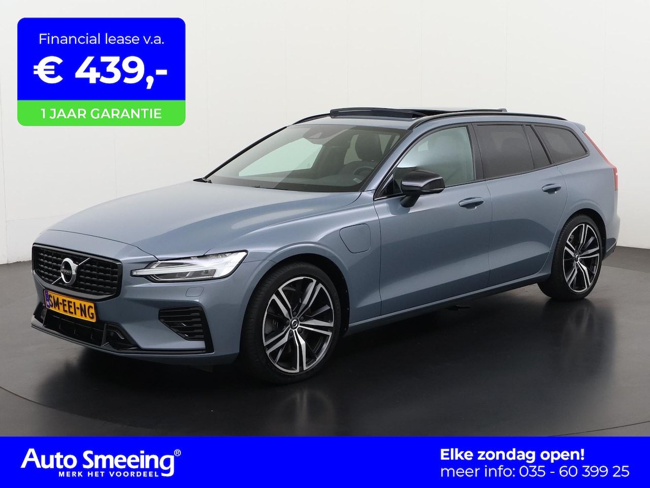 Volvo V60 - 2.0 T6 Recharge AWD R-Design | Panoramadak | Trekhaak | Harman/Kardon | Zondag Open! - AutoWereld.nl