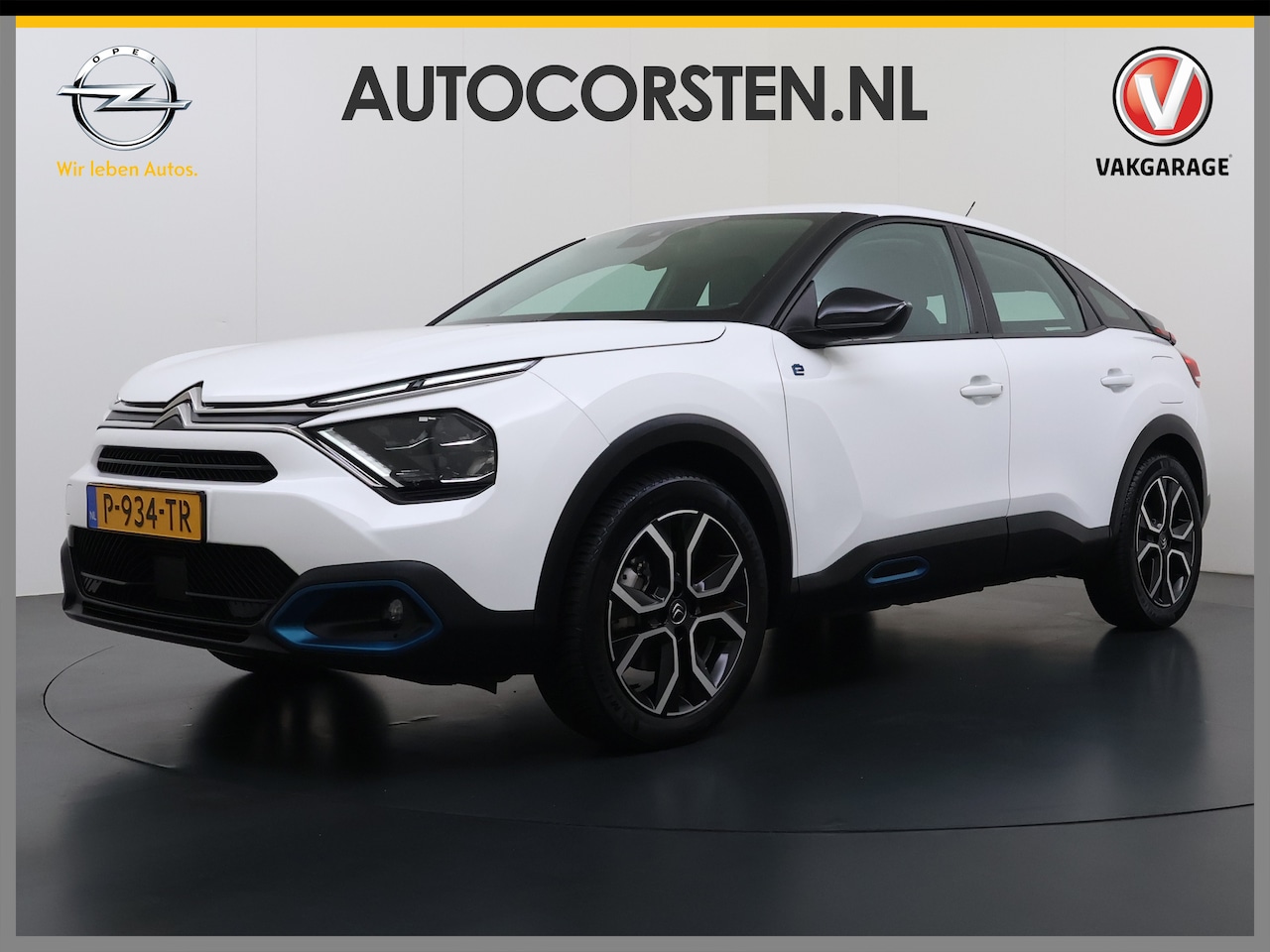 Citroën Ë-C4 - Feel Pack 50kWh Head-Up Stoel+Stuurverwarming 360°Camera 3D-Navi Apple Carplay Adndroid Au - AutoWereld.nl