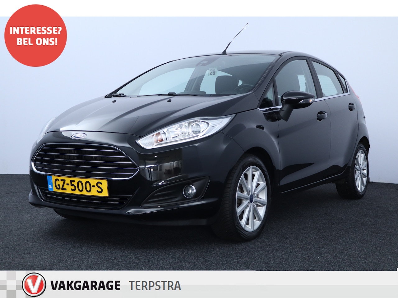 Ford Fiesta - 1.0 EcoBoost Titanium /D-Riem Verv. 82.000KM! /Navi /Climat /Cruise /Elek. pakket /Bluetoo - AutoWereld.nl