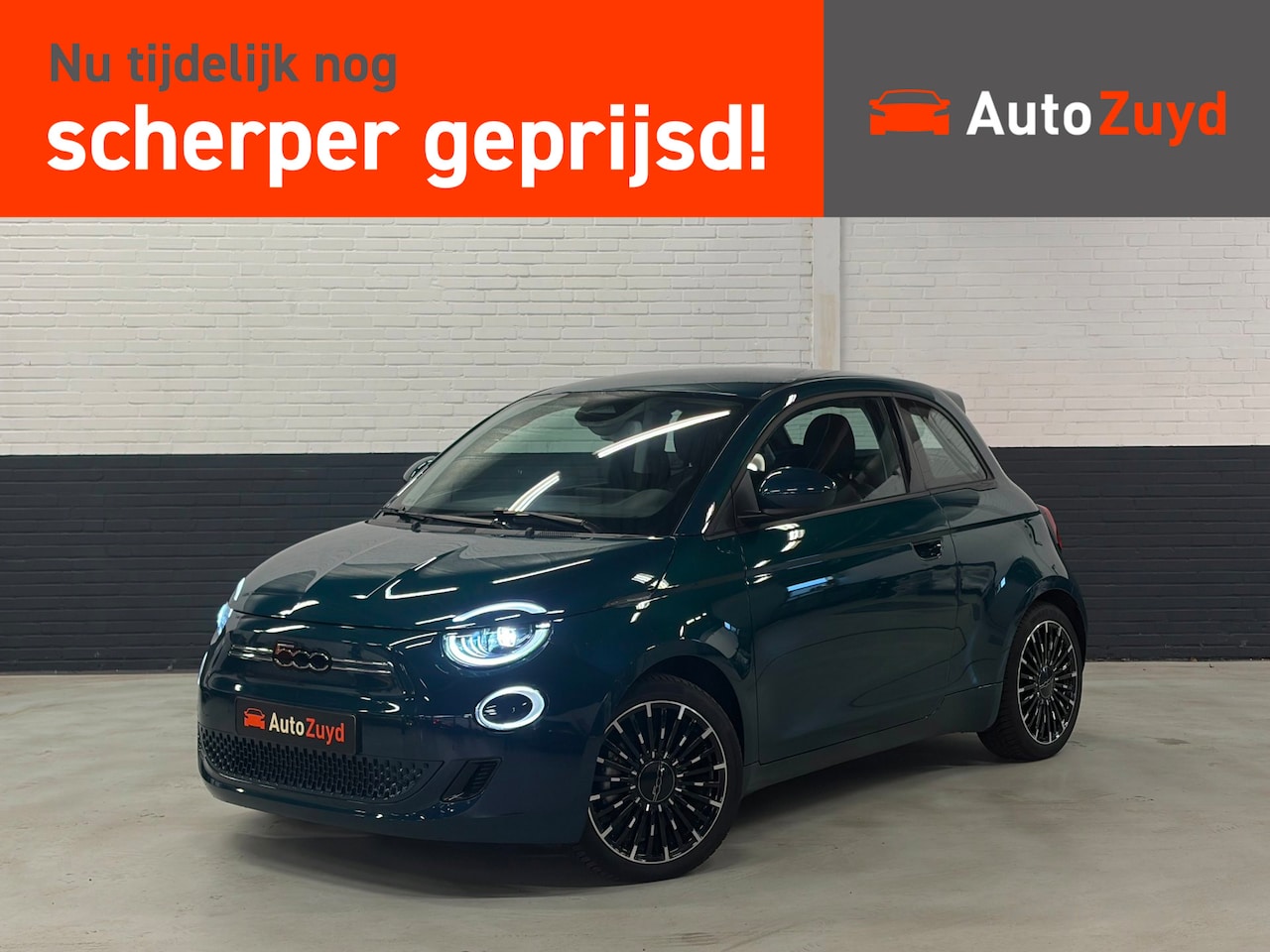 Fiat 500 - 3+1 Icon 42 kWh (extra deur) Navi / Camera / Clima / Stoelverwarming - AutoWereld.nl