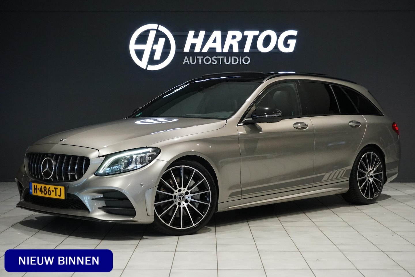 Mercedes-Benz C-klasse Estate - 300 d 4MATIC Premium Plus Pack AMG + 360° CAMERA / STOELVENTILATIE / PANO / BURMESTER / HU - AutoWereld.nl