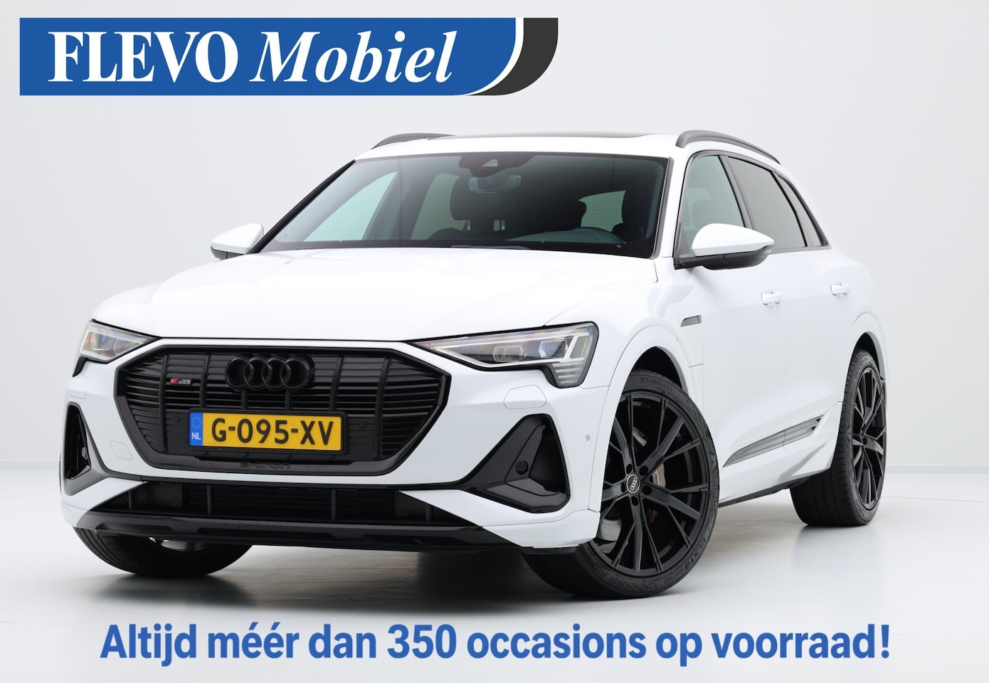 Audi e-tron - E-tron 50 quattro Launch edition S-Line Black 71 kWh Aut. Pano|Adapt.Cruise|Navi|Half Lede - AutoWereld.nl