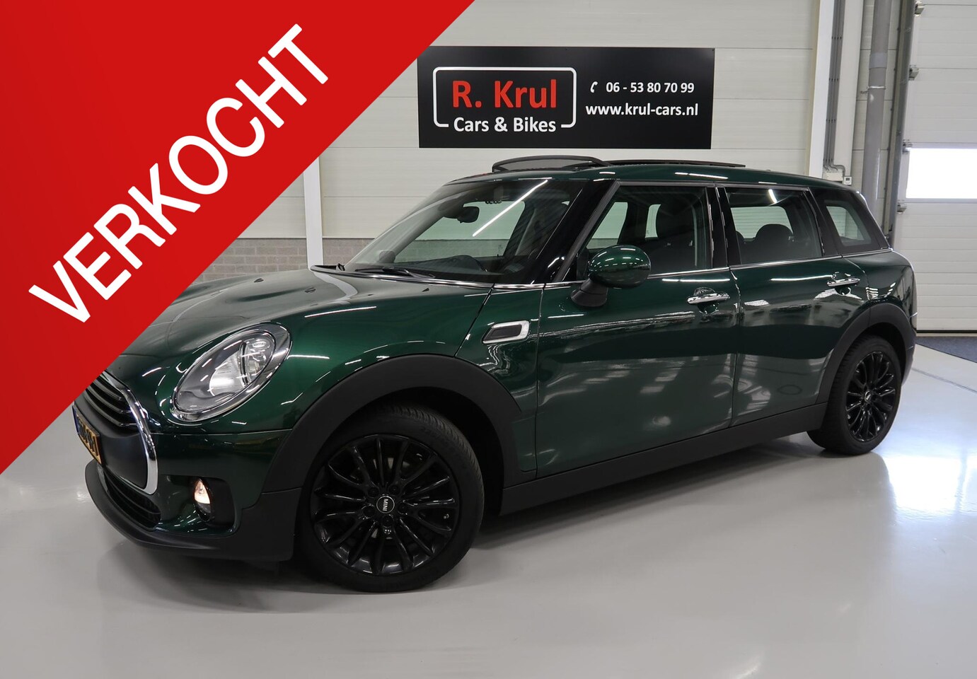 MINI Clubman - 1.5 One Automaat Panoramadak Harman/Kardon Navigatie App connect Airco-ecc Stoelverwarming - AutoWereld.nl
