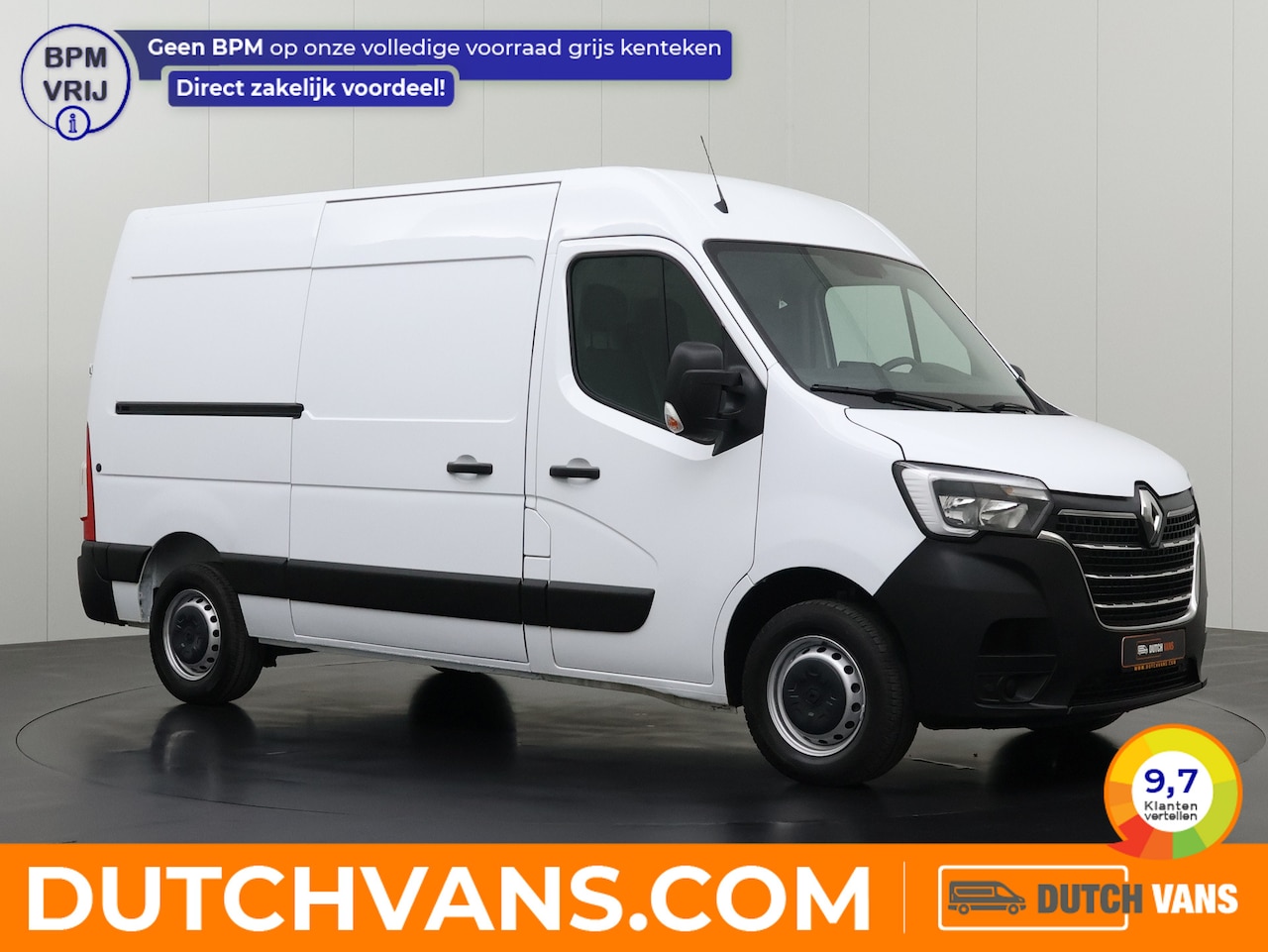 Renault Master - 2.3DCi 135PK L2H2 | Multimedia | Navigatie | 3-Zits | Betimmering | Airco | Cruise - AutoWereld.nl