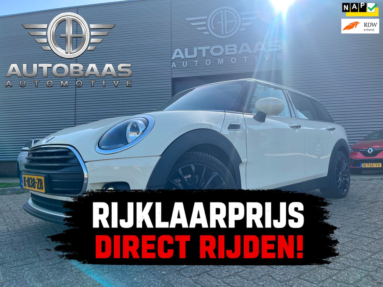 MINI Clubman - 1.5 Business Edition AUTOMAAT+NL-AUTO+NAP+1EIG+NAVI+CLIMATE CONTROL+PARKEERSENSOREN+CRUISE - AutoWereld.nl