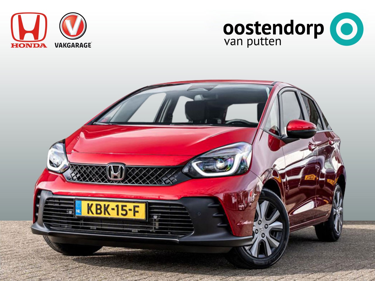 Honda Jazz - 1.5 Full Hybrid Elegance Automaat | 8 jaar garantie | Premium Crystal Red Metallic | Stoel - AutoWereld.nl