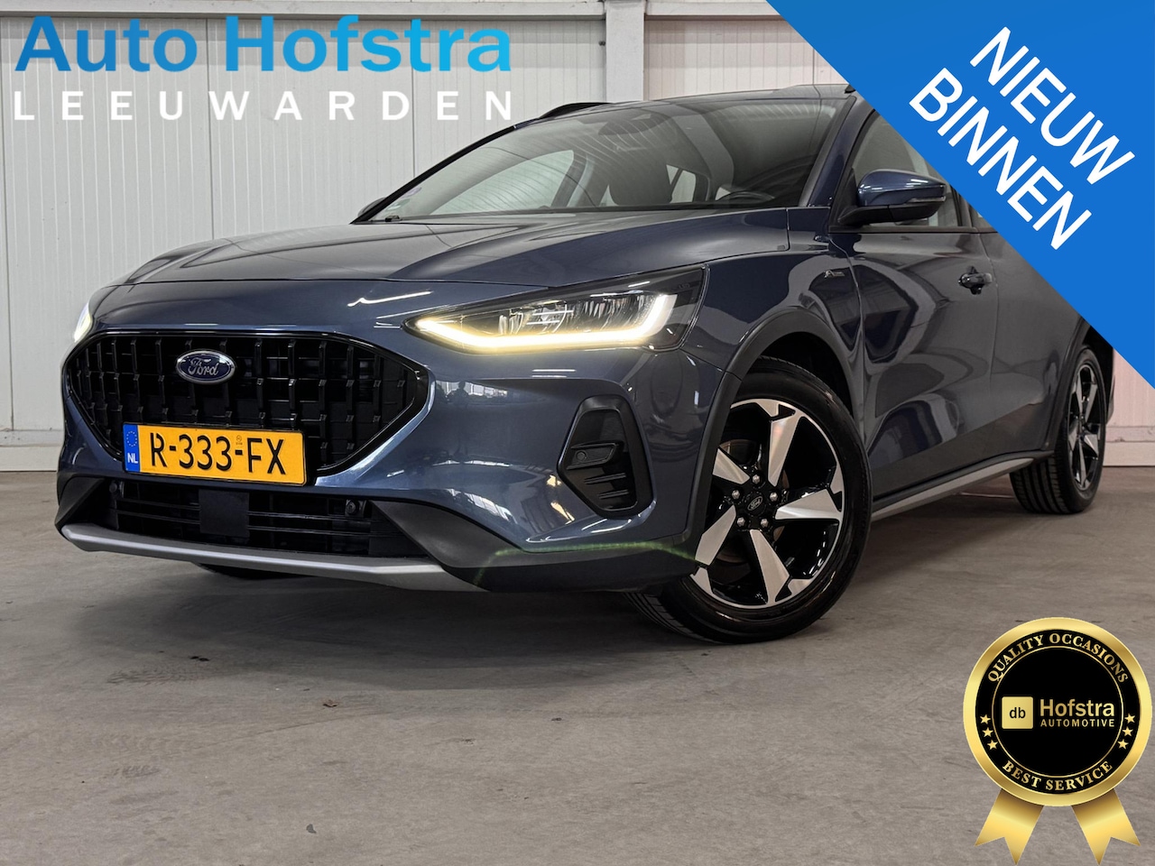 Ford Focus Wagon - 1.0 EcoBoost Hybrid Active 125 PK GROOT-NAVI CLIMA 2X-PDC LMV - AutoWereld.nl