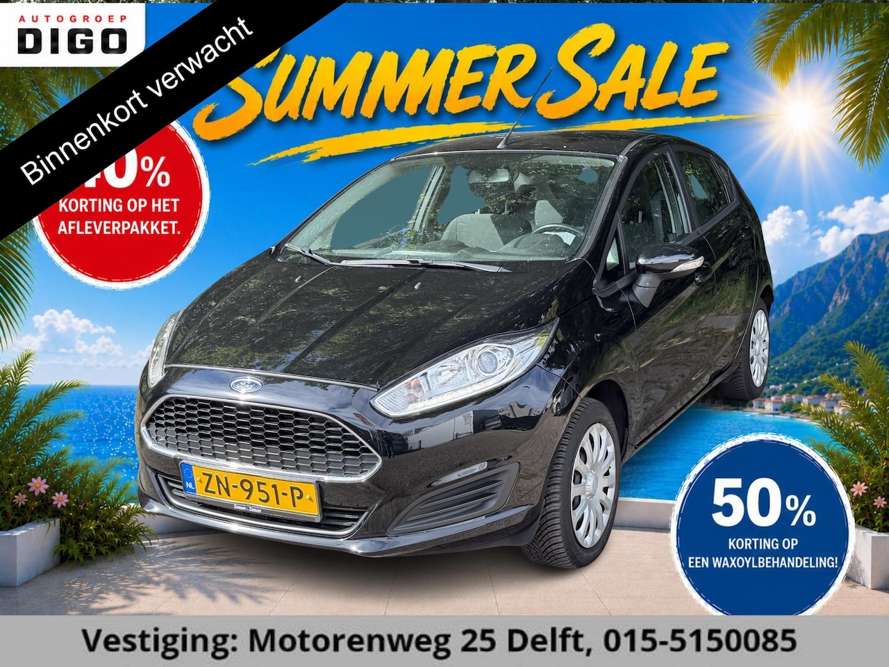 Ford Fiesta - 1.0 Style Ultimate GARANTIE TOT 01-2028! . STOEL VERWARMING . PARKEERSENSOREN ACHTER . CRU - AutoWereld.nl