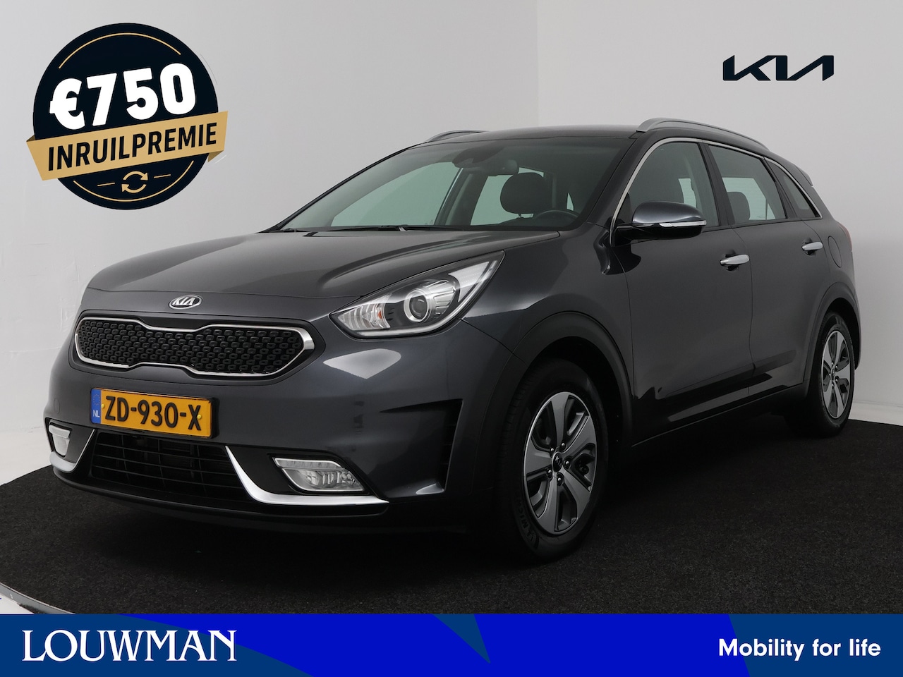 Kia Niro - 1.6 GDi Hybrid DynamicLine | Trekhaak | Navigatie | Camera | €750-inruilpremie - AutoWereld.nl