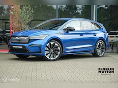 Skoda Enyaq iV - 80 Sportline | Chrystal lights and face | ACC | Elec. Trekhaak | Racing Blue | 90% SOH | C