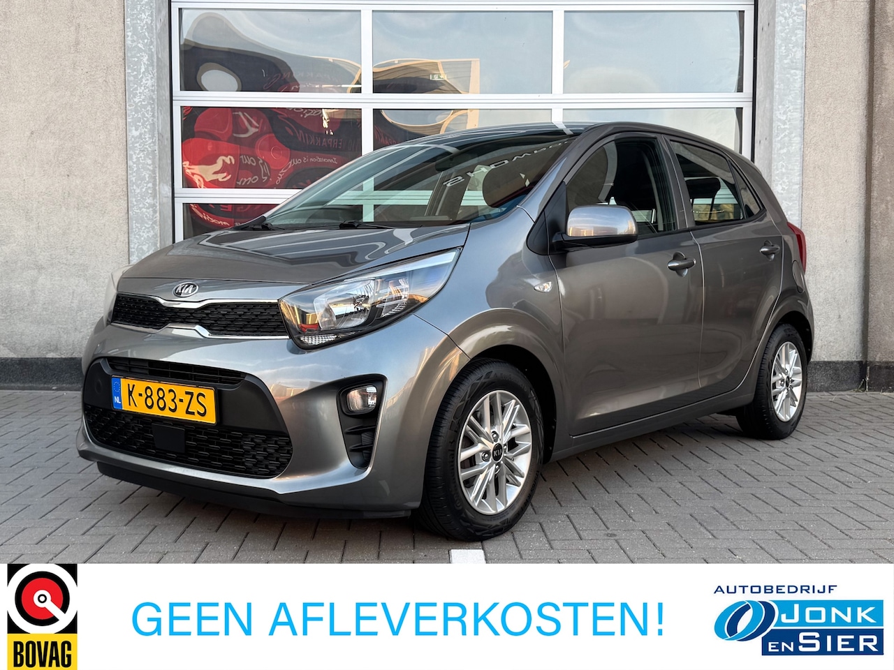 Kia Picanto - 1.0 DPi DynamicLine|Apple CarPlay/Android Auto|Cruise control|Camera|DAB+|Velgen - AutoWereld.nl