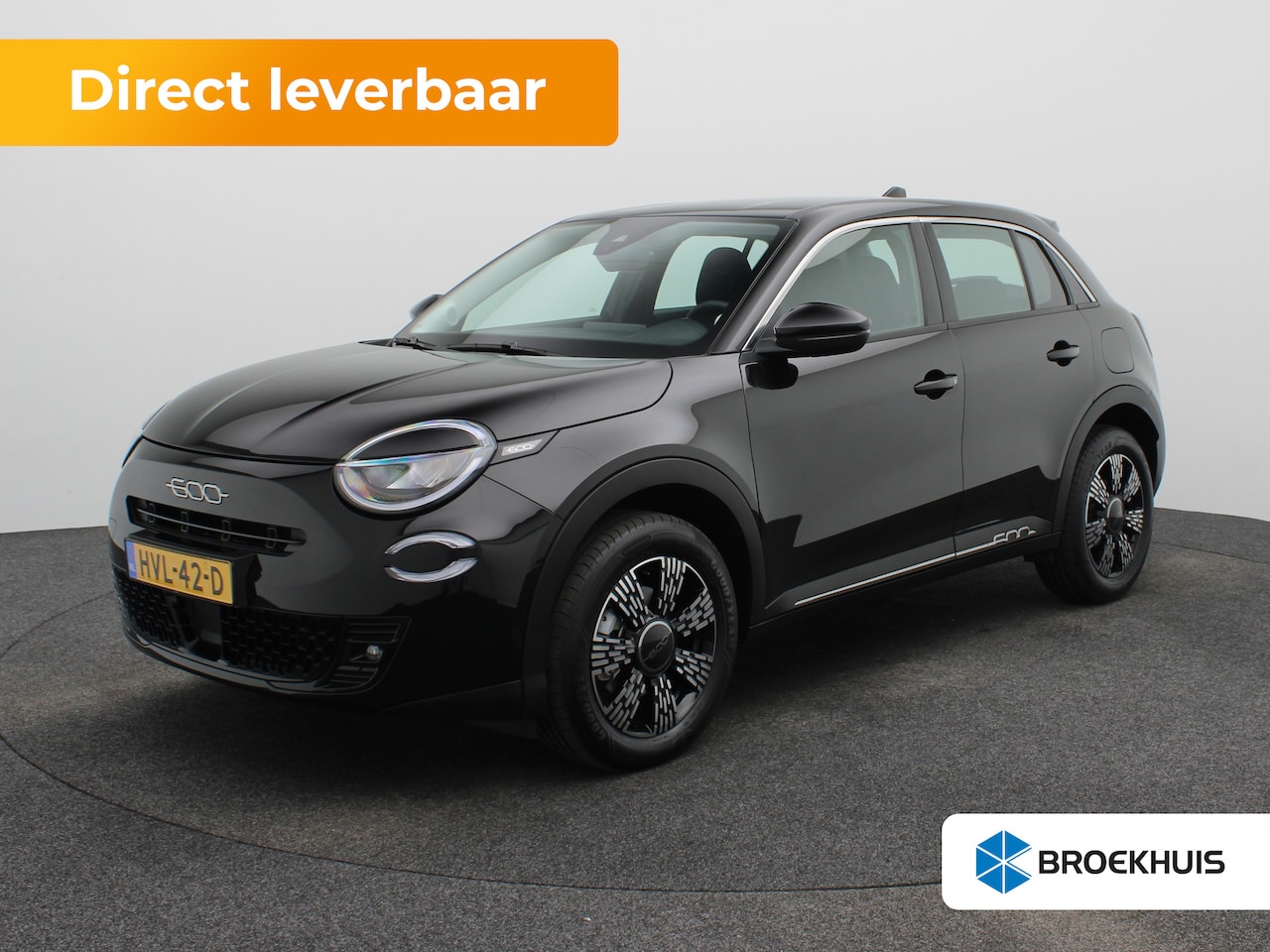 Fiat 600 - 1.2 Hybrid Urban Limited Black Edition Cruise Control | Ambient Light | Climate Control | - AutoWereld.nl