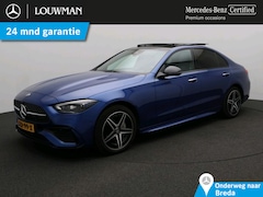 Mercedes-Benz C-klasse - 300 e Business Solution AMG AMG Line | Night Pakket | Panorama Schuif-Kanteldak | Parkeerp