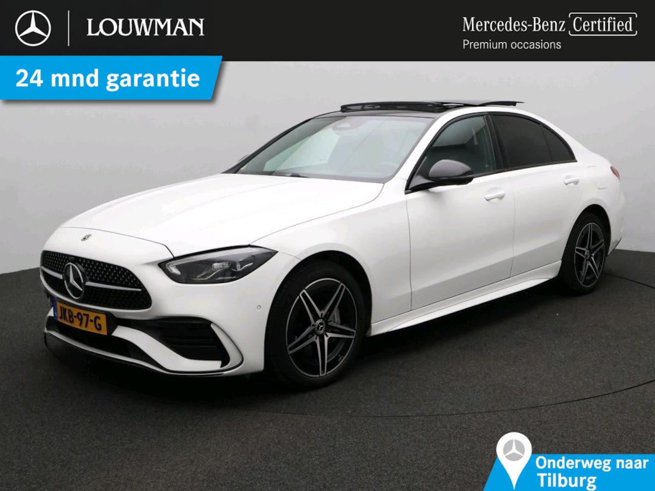 Mercedes-Benz C-klasse - 300 e Business Solution AMG AMG Line | Night Pakket | Panorama Schuif-Kanteldak | Parkeerp - AutoWereld.nl