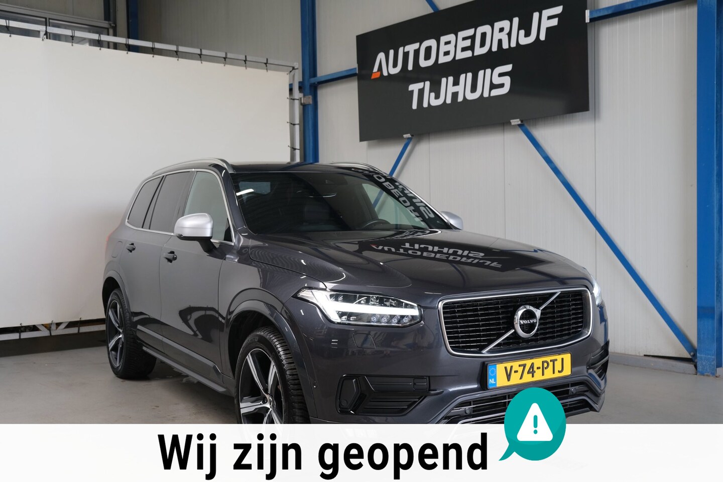 Volvo XC90 - 2.0 D5 AWD R-Design > Grijs kenteken < - AutoWereld.nl