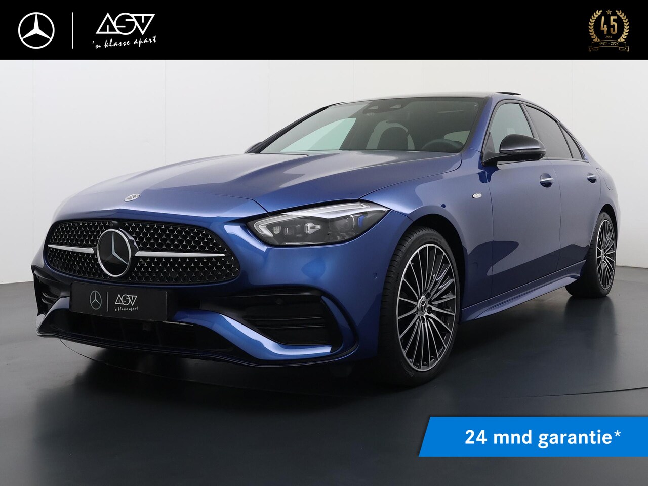 Mercedes-Benz C-klasse - C 300 e AMG Line | Trekhaak Wegklapbaar | Panorama - Schuifdak | Burmester surround System - AutoWereld.nl