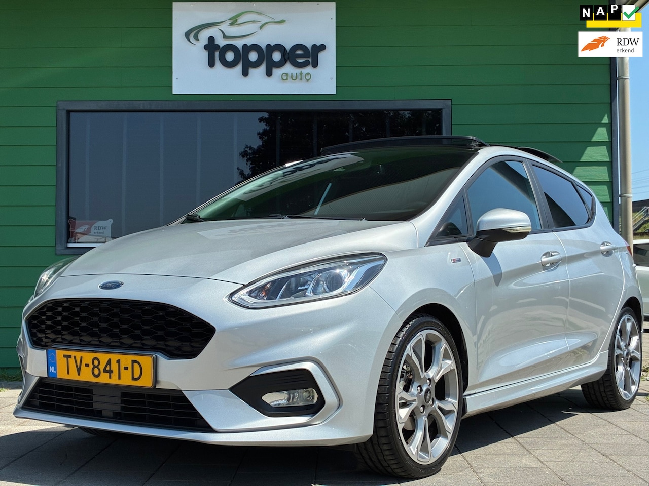 Ford Fiesta - 1.0 EcoBoost ST-Line|Panoramadak|Navigatie|CruiseControl|Climatronic| - AutoWereld.nl