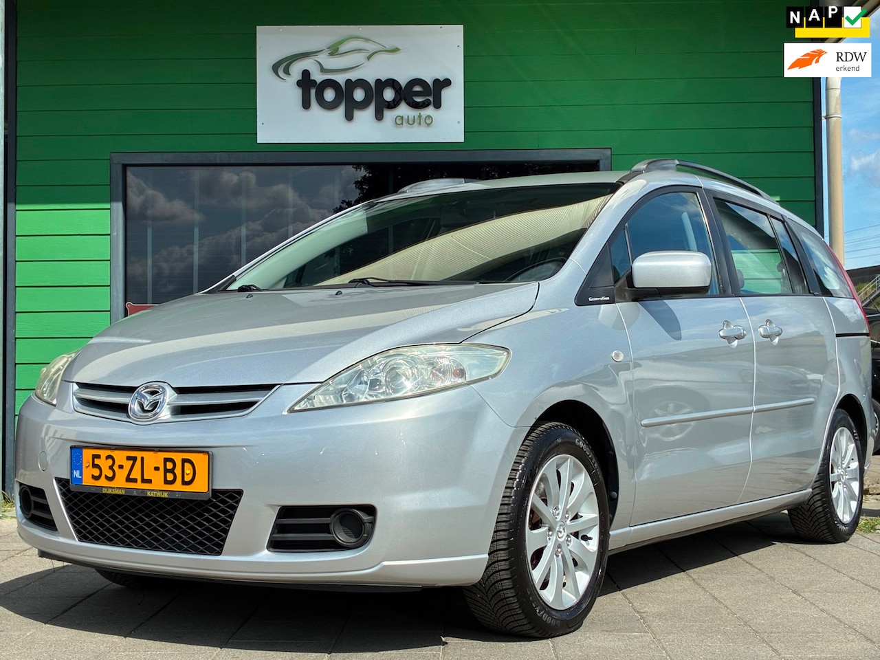 Mazda 5 - 1.8 Touring|7.pers|1e Eigenaar|CruiseControl|Climatronic|Trekhaak| - AutoWereld.nl