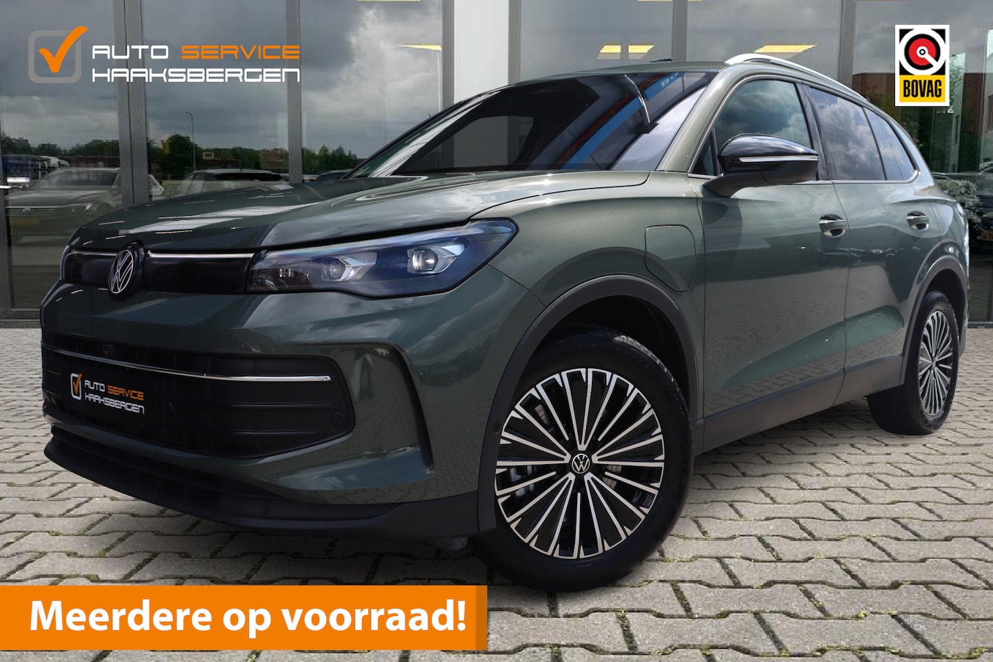 Volkswagen Tiguan - 1.5 eHybrid Life | Trekhaak | 360 Camera | ACC | Cipressino Grün | - AutoWereld.nl