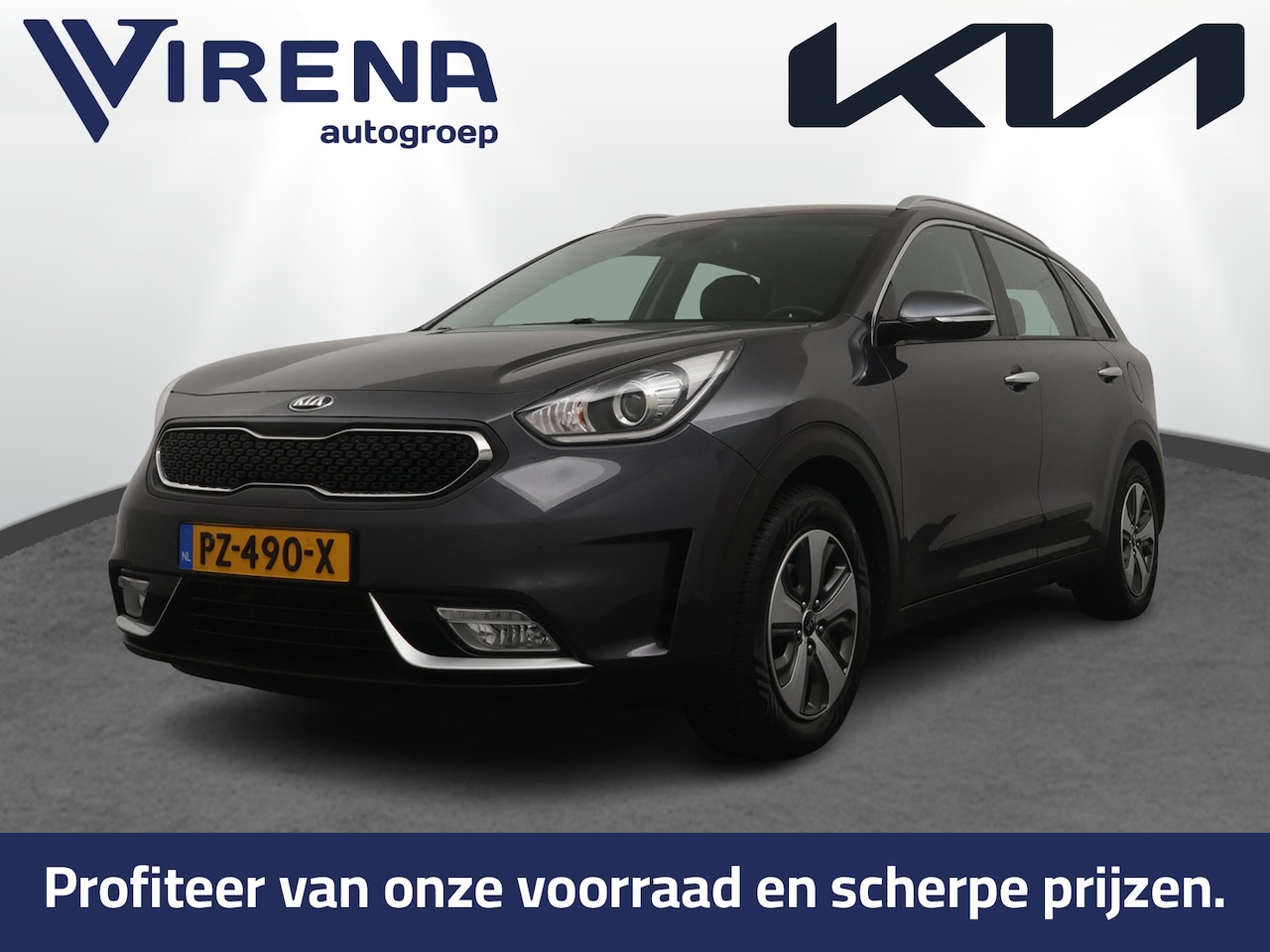 Kia Niro - 1.6 GDi Hybrid DynamicLine - Trekhaak - Camera - Navigatie - AppleCarplay Android Auto - V - AutoWereld.nl