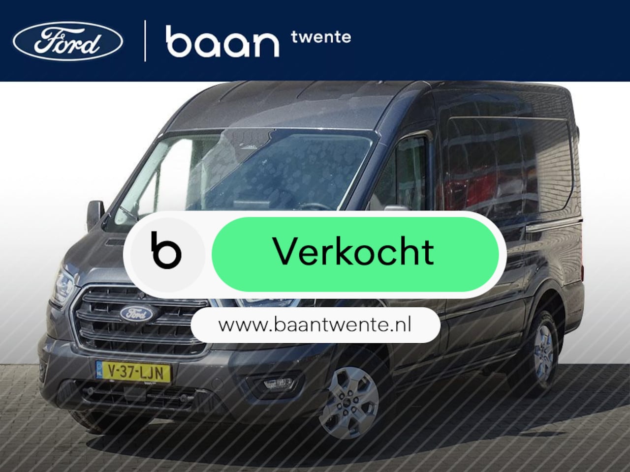 Ford Transit - L2H2 350 2.0 TDCI 165pk Limited | Trekhaak | Dubbele schuifdeur | Bijrijdersstoel | Stoel - AutoWereld.nl