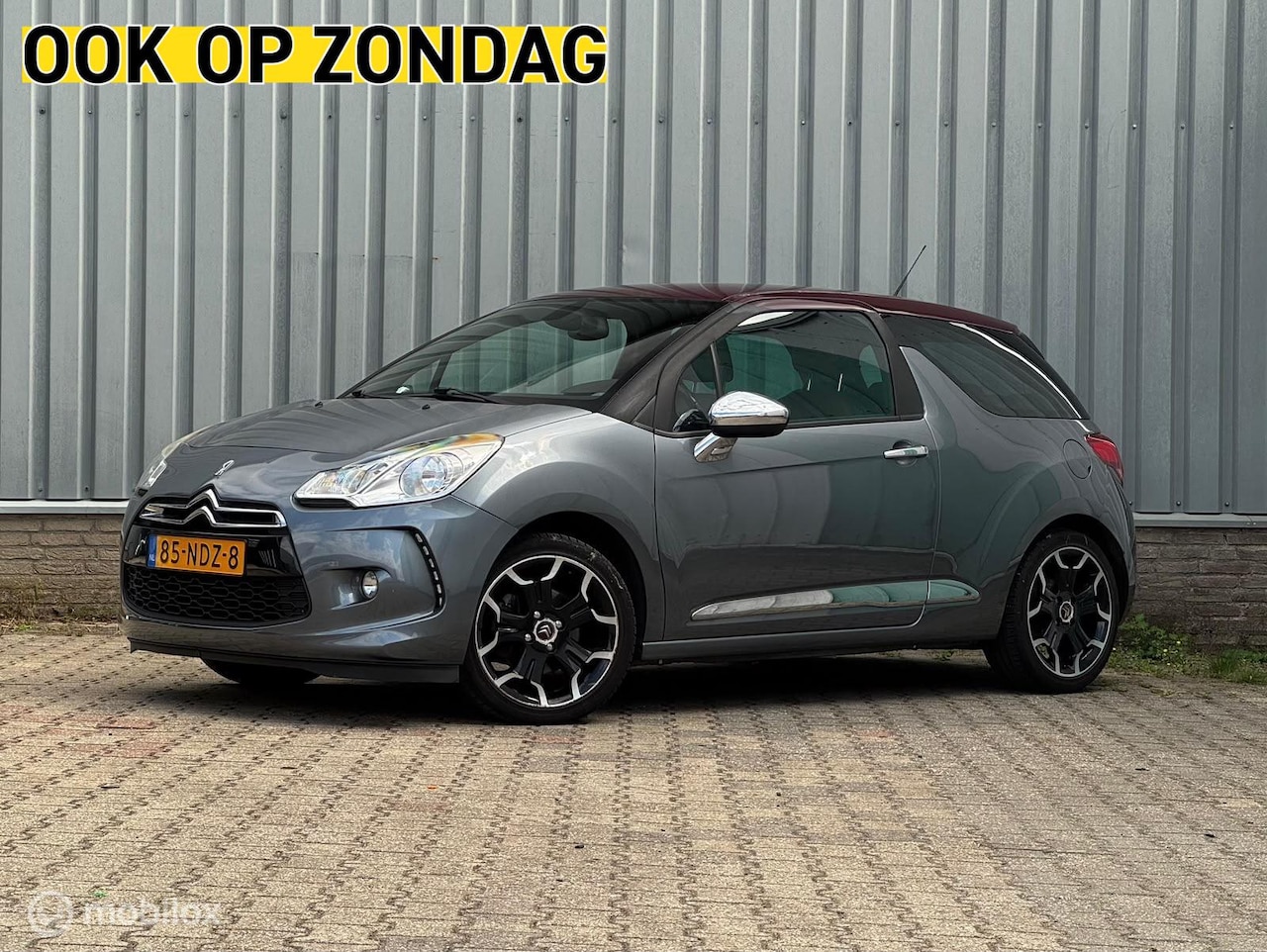 Citroën DS3 - 1.6 So Chic | HiFI | BT | Wijnrood Leder - AutoWereld.nl
