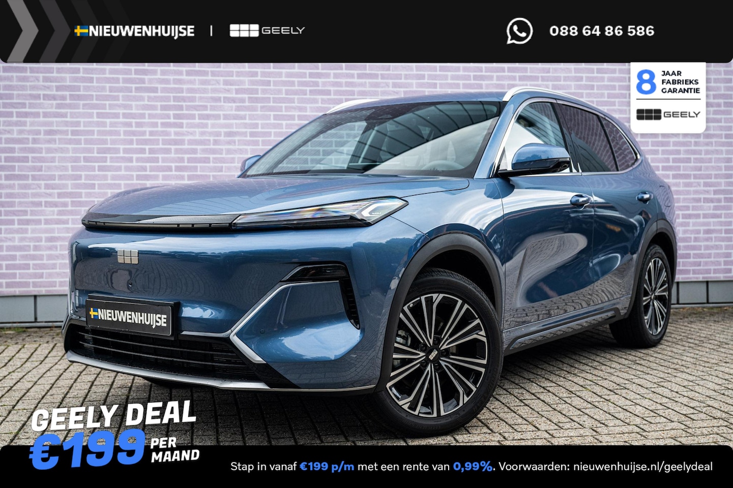 Geely Starray EM-i - 1.5 Max+ | 136km Elektrisch bereik | Ventilatie- en Massagefunctie | Panoramadak | Flyme S - AutoWereld.nl