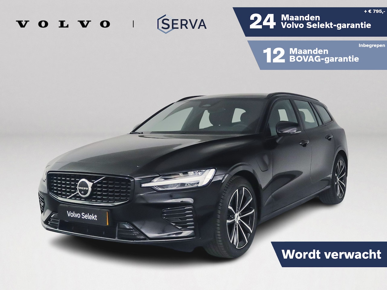 Volvo V60 - T8 Plug-in hybrid AWD Plus Dark | 360° camera | Harman Kardon | Stoel- en stuurverwarming - AutoWereld.nl