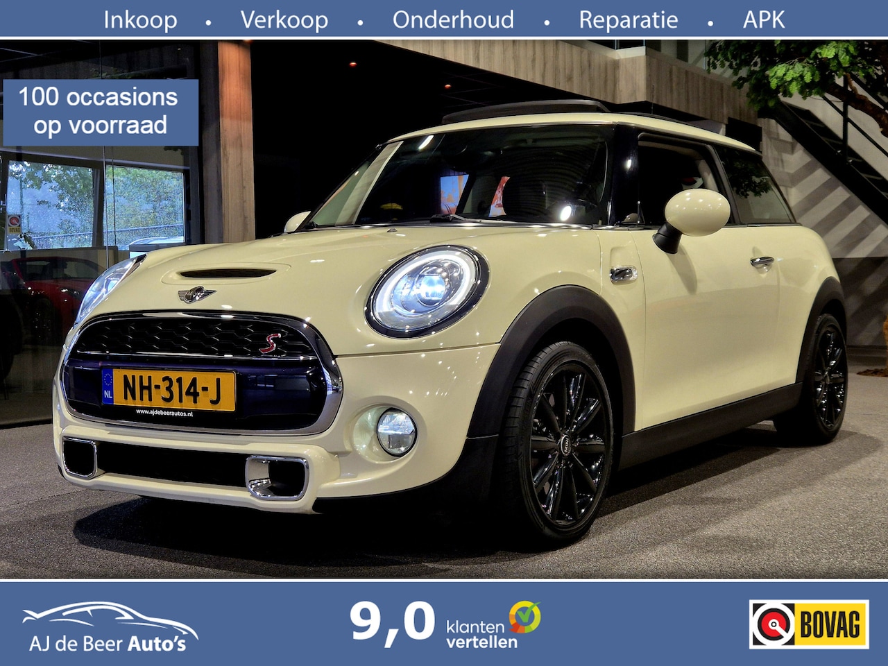 MINI 3-Deurs - 2.0 Cooper S Panorama | LED | Navigatie | Cruise | Nette auto - AutoWereld.nl