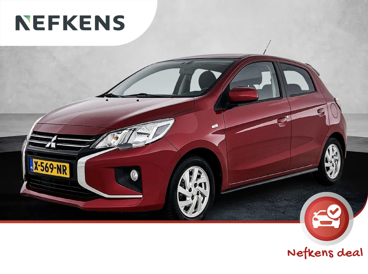 Mitsubishi Space Star - 1.2 71pk Dynamic | Navigatie | Airco | Camera | Cruise Control | 14"LMV | Apple Carplay/An - AutoWereld.nl
