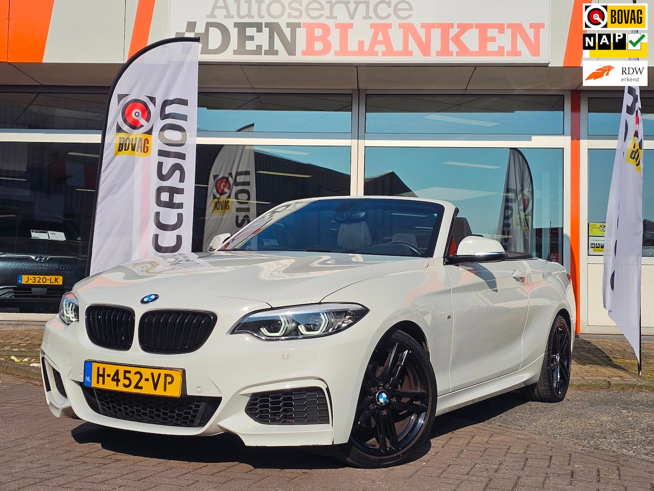 BMW 2-serie Cabrio - 218i Executive Edition M Sport Automaat BJ.2020 / Navi / 18"Lmv / Clima / Led Kopl. / Stoe - AutoWereld.nl