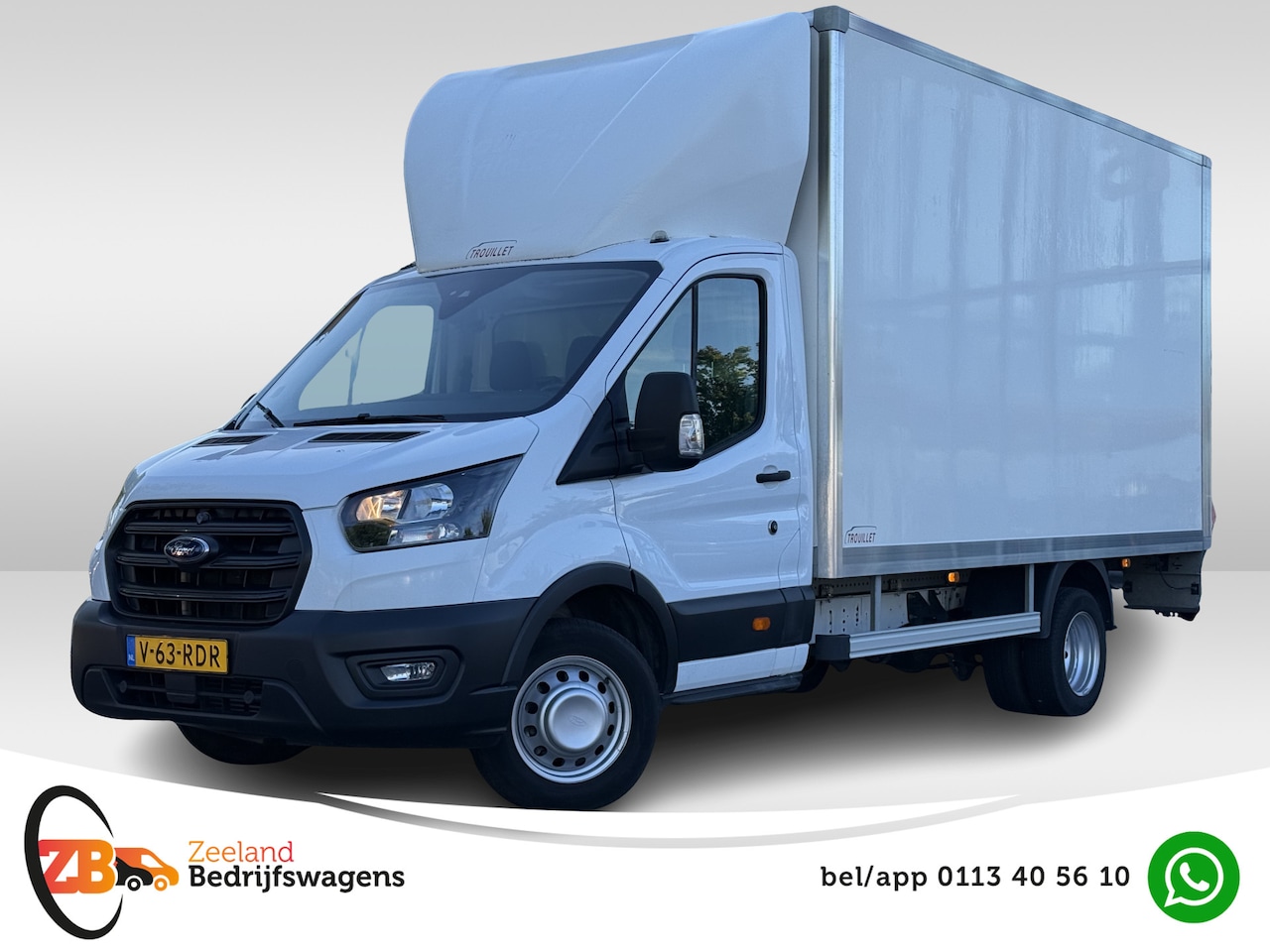 Ford Transit - 2.0 TDCI 165PK Bakwagen met laadklep | Zijdeur | Dubbellucht | Camera - AutoWereld.nl