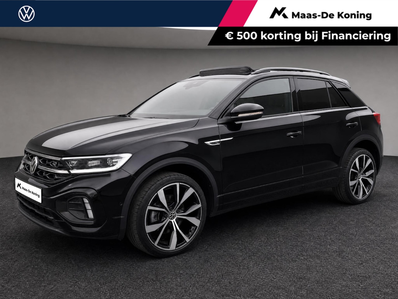 Volkswagen T-Roc - 1.5TSI/150PK R-Line Black Style DSG · Panoramadak · Apple/Android Car Play· Camera + Parke - AutoWereld.nl