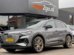 Audi Q4 e-tron - 50 QUATTRO 3X S-LINE COMPETITION-EDITION 77 KWH/300PK SOH 92.47% LEDER PANODAK NAVI CAMERA
