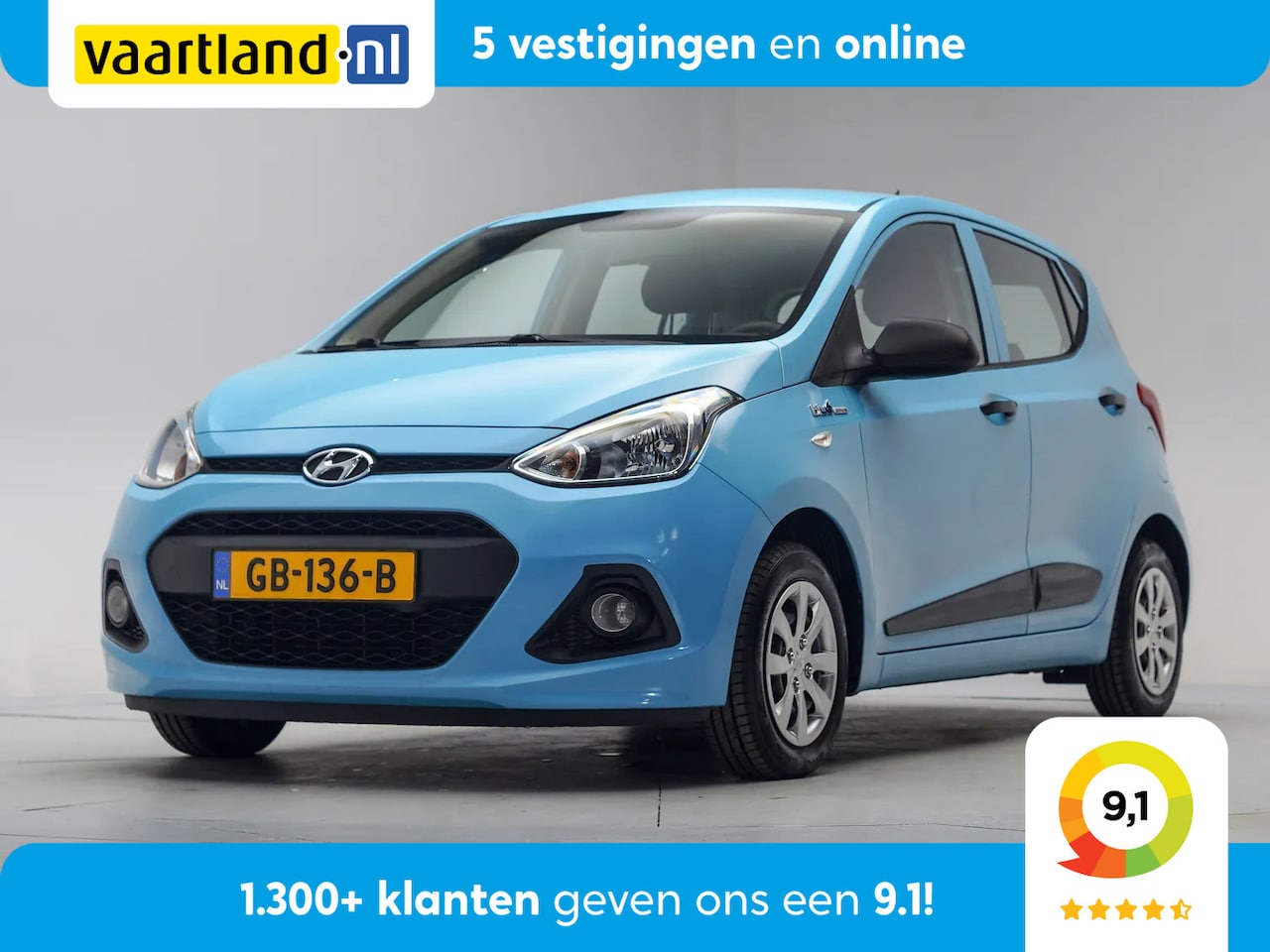 Hyundai i10 - 1.0i i-Drive [ Trekhaak 5-Deurs Stuurbekrachtiging ] - AutoWereld.nl