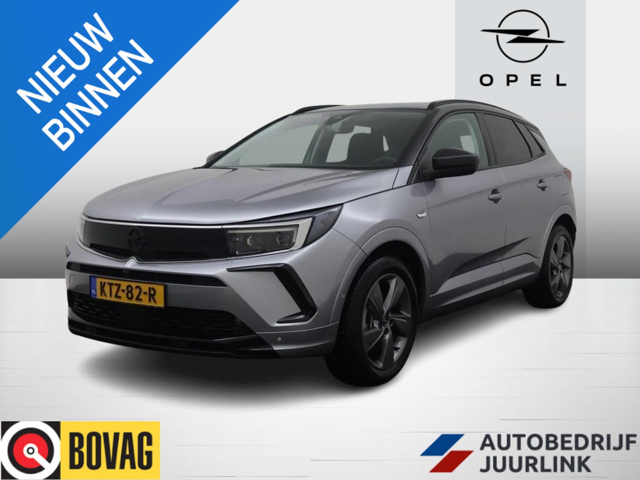 Opel Grandland - 1.6 Turbo Plug-In Hybrid 4x4 GSe Winterpakket/ 4S.Banden/Camera/Nav/Ecc/CarPlay/Sportstoel - AutoWereld.nl