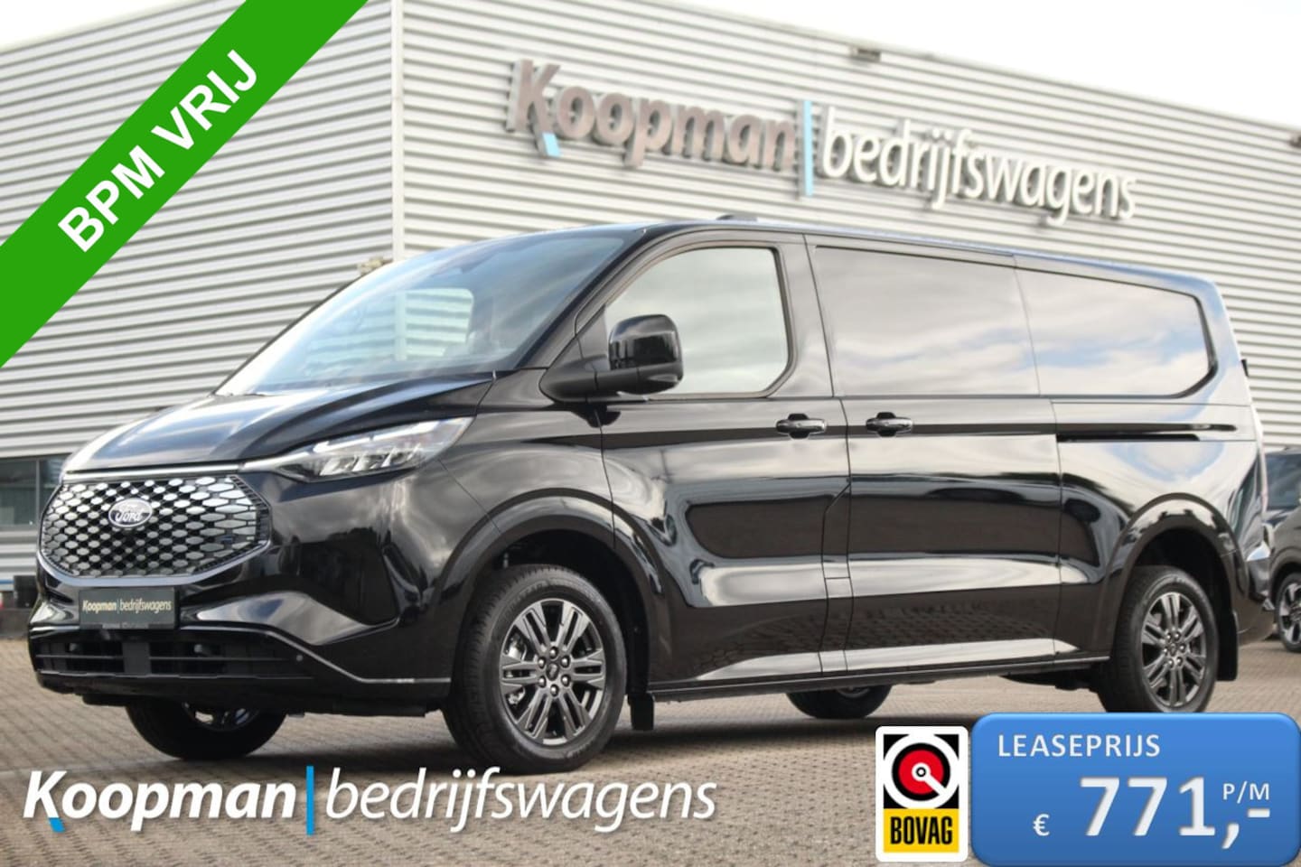 Ford Transit Custom - E-Transit 340 L2H1 Limited | 71 kWh | 160kW/218pk | L+R Schuifdeur | Pro Power | Driver As - AutoWereld.nl