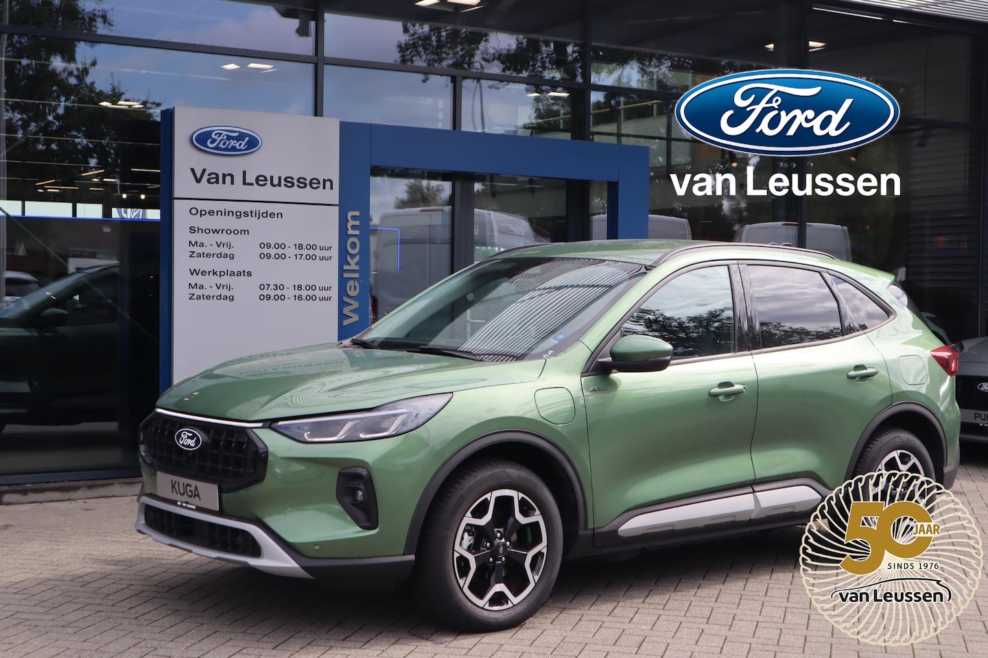 Ford Kuga - 2.5 PHEV ACTIVE FABRIEKSAUTO! EL-TREKHAAK LED-PAKKET HEAD-UP BLIND-SPOT 4JR/100.000KM FABR - AutoWereld.nl
