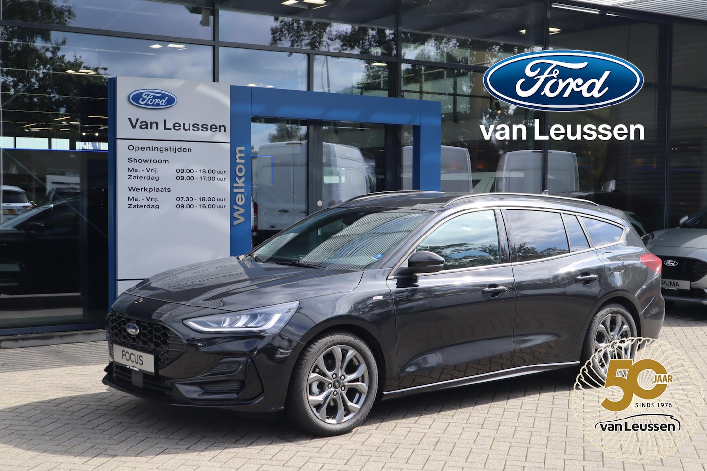 Ford Focus Wagon - 155PK ST-LINE-X AUTOMAAT BTW TREKHAAK B&O-AUDIO EL-ACHTERKLEP HEAD-UP BLISS WINTERPACK 4JA - AutoWereld.nl