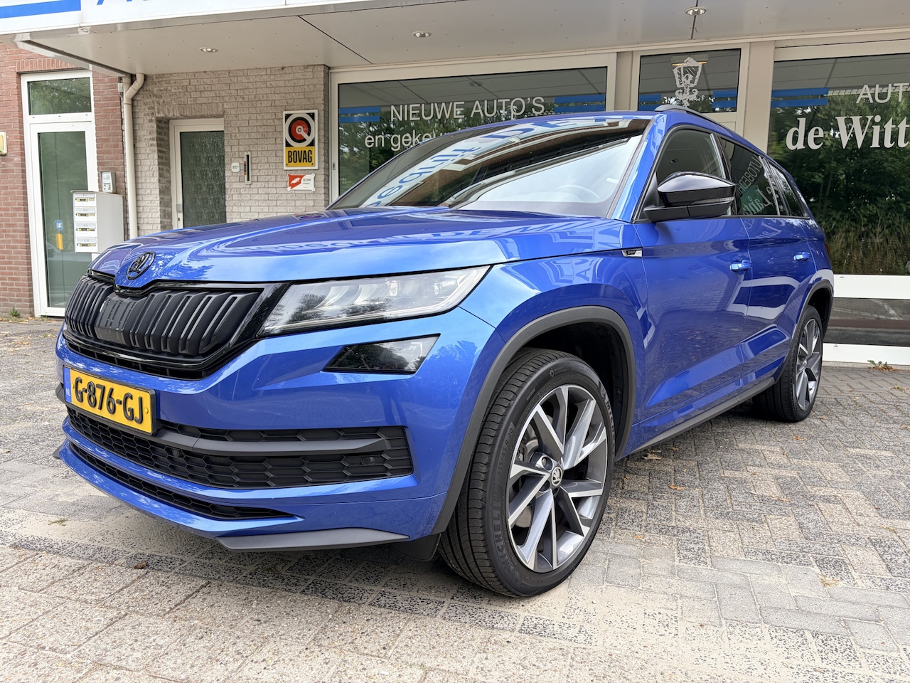 Skoda Kodiaq - 2.0 TSI 4x4 190 PK Sportline Business VEEL EXTRA/S Panorama dak/Elktr. airco/Lederen alcan - AutoWereld.nl