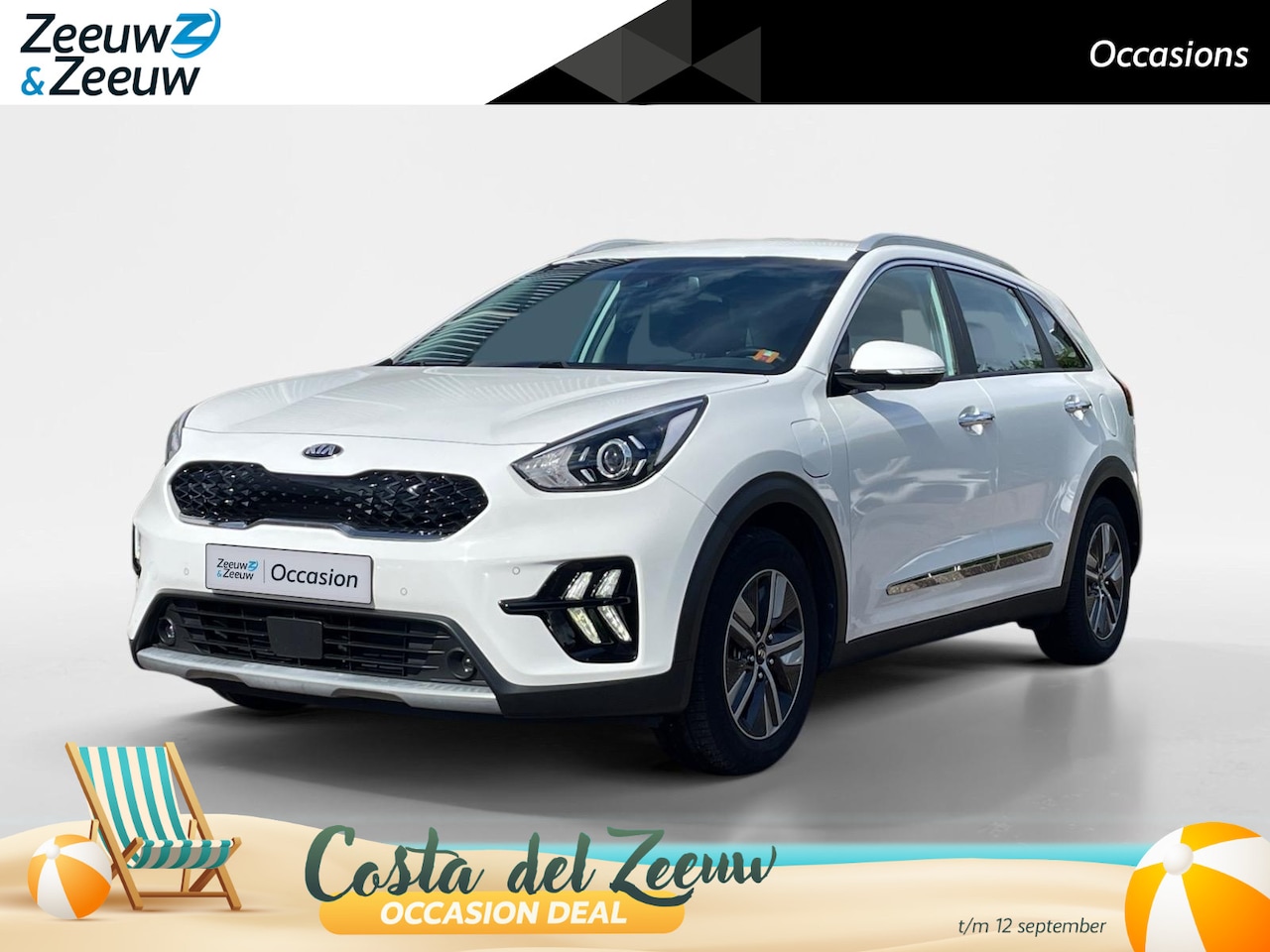 Kia Niro - 1.6 GDi PHEV DynamicLine | Climate control | Adaptive cruise control | Stoel + stuur verwa - AutoWereld.nl