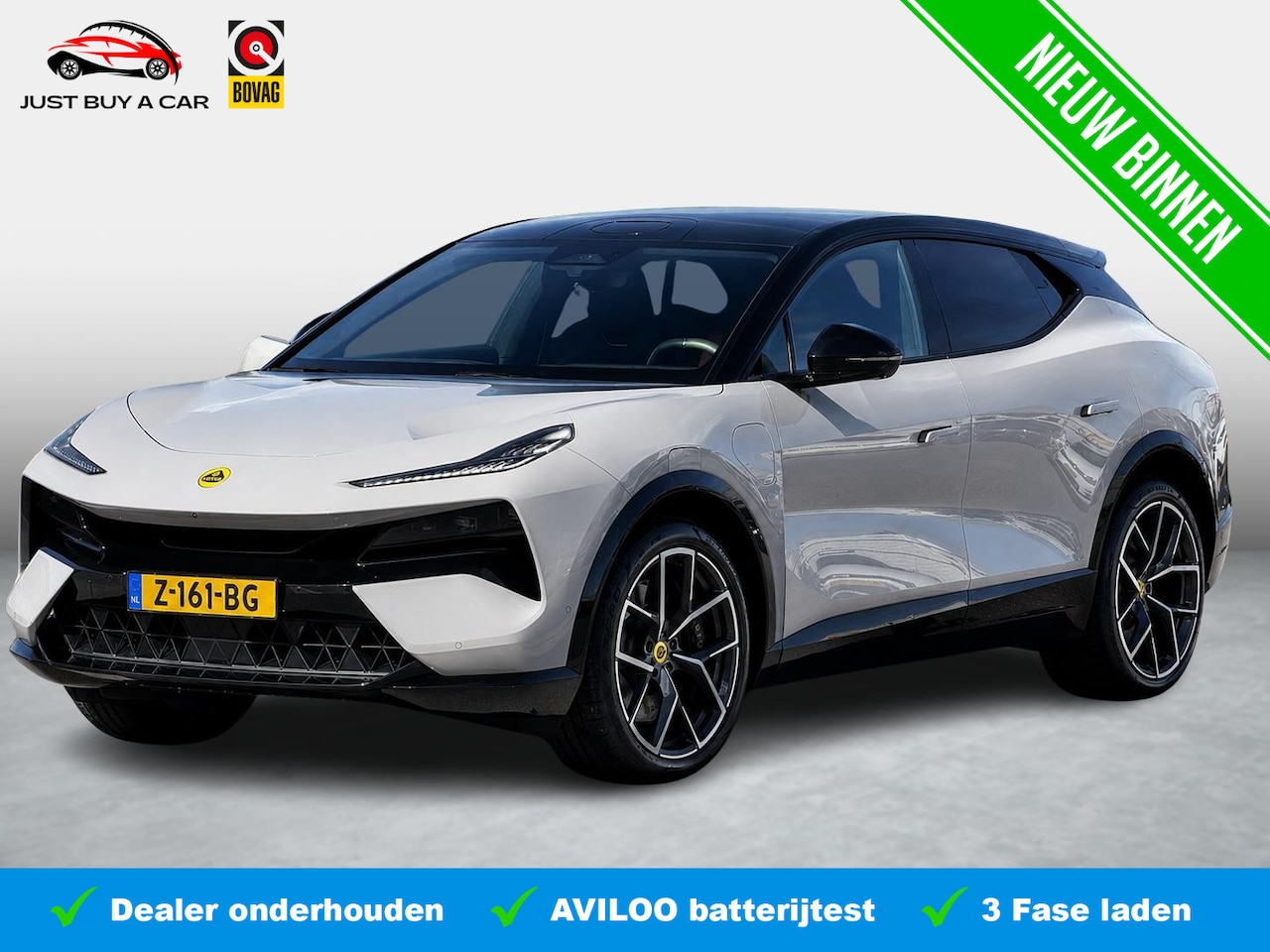 Lotus Eletre - EDS 450 4WD 112 kWh | 22” | Lotus Pack | 612 PK | Kaimu Grey | 0-100 4,5s | 8jr Accugarant - AutoWereld.nl