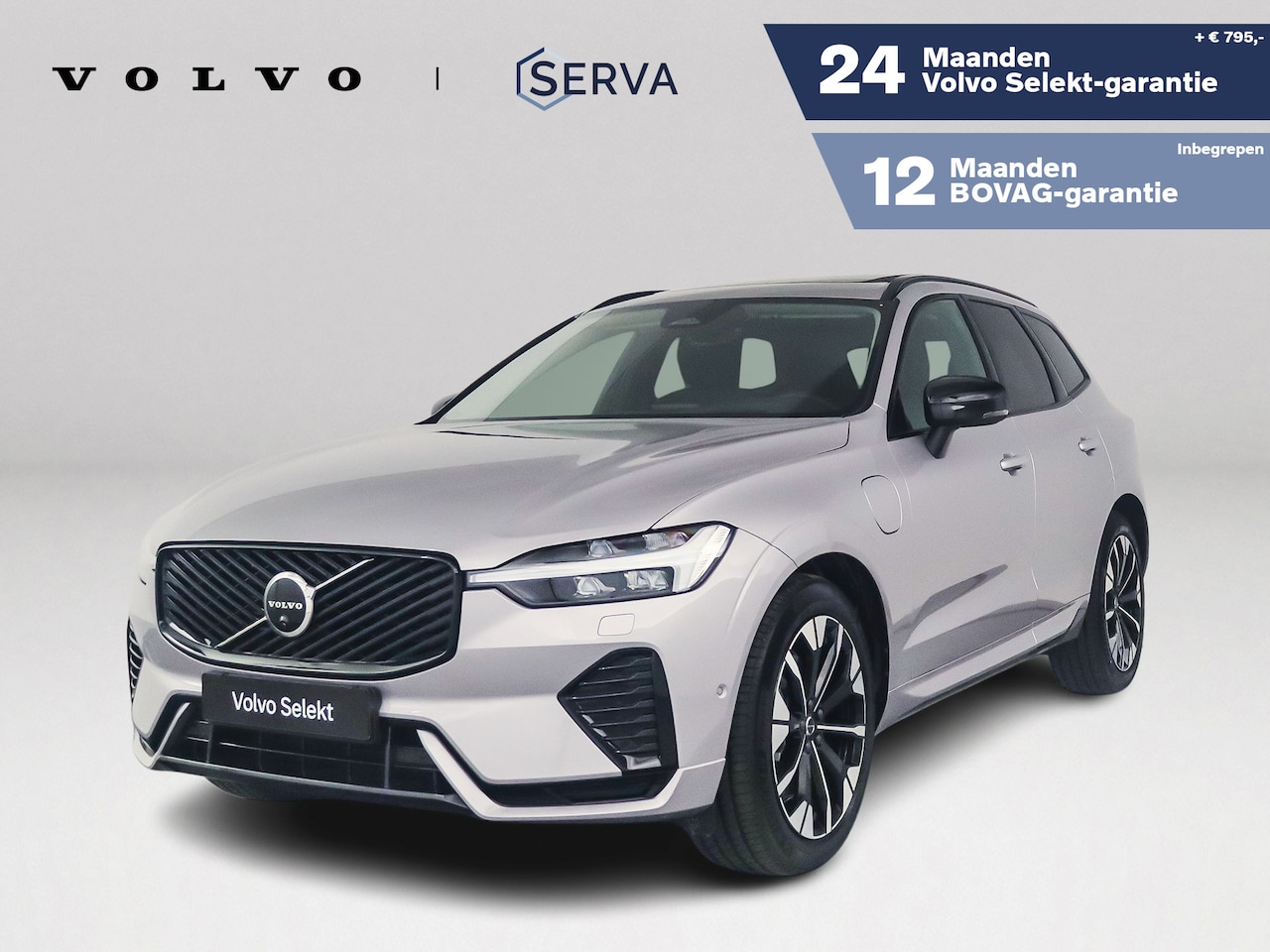 Volvo XC60 - T6 Plug-in hybrid AWD Ultra Dark | SOH 100% | Panoramadak | 360° camera | Luchtvering | He - AutoWereld.nl