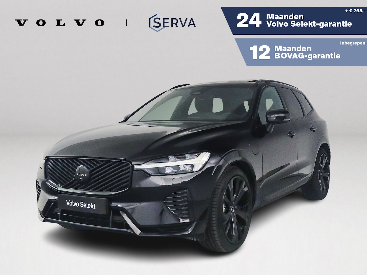 Volvo XC60 - T6 Plug-in hybrid AWD Ultra Black Edition | SOH 100% | Panoramadak | 360° camera | Luchtve - AutoWereld.nl