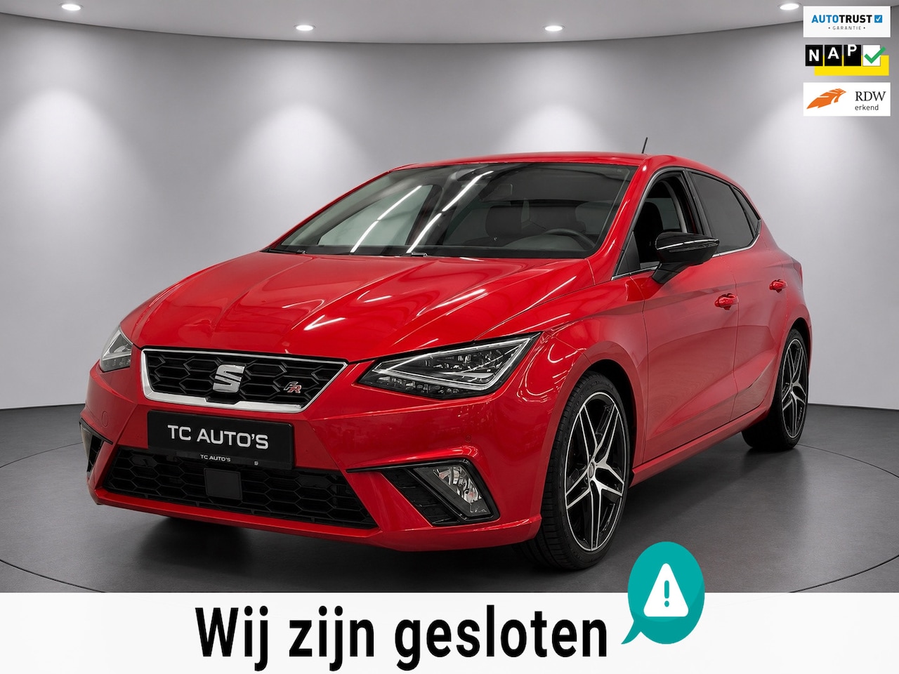 SEAT Ibiza - 1.0 TSI FR Business Intense Led, Virtual, 2e eigenaar NL auto - AutoWereld.nl