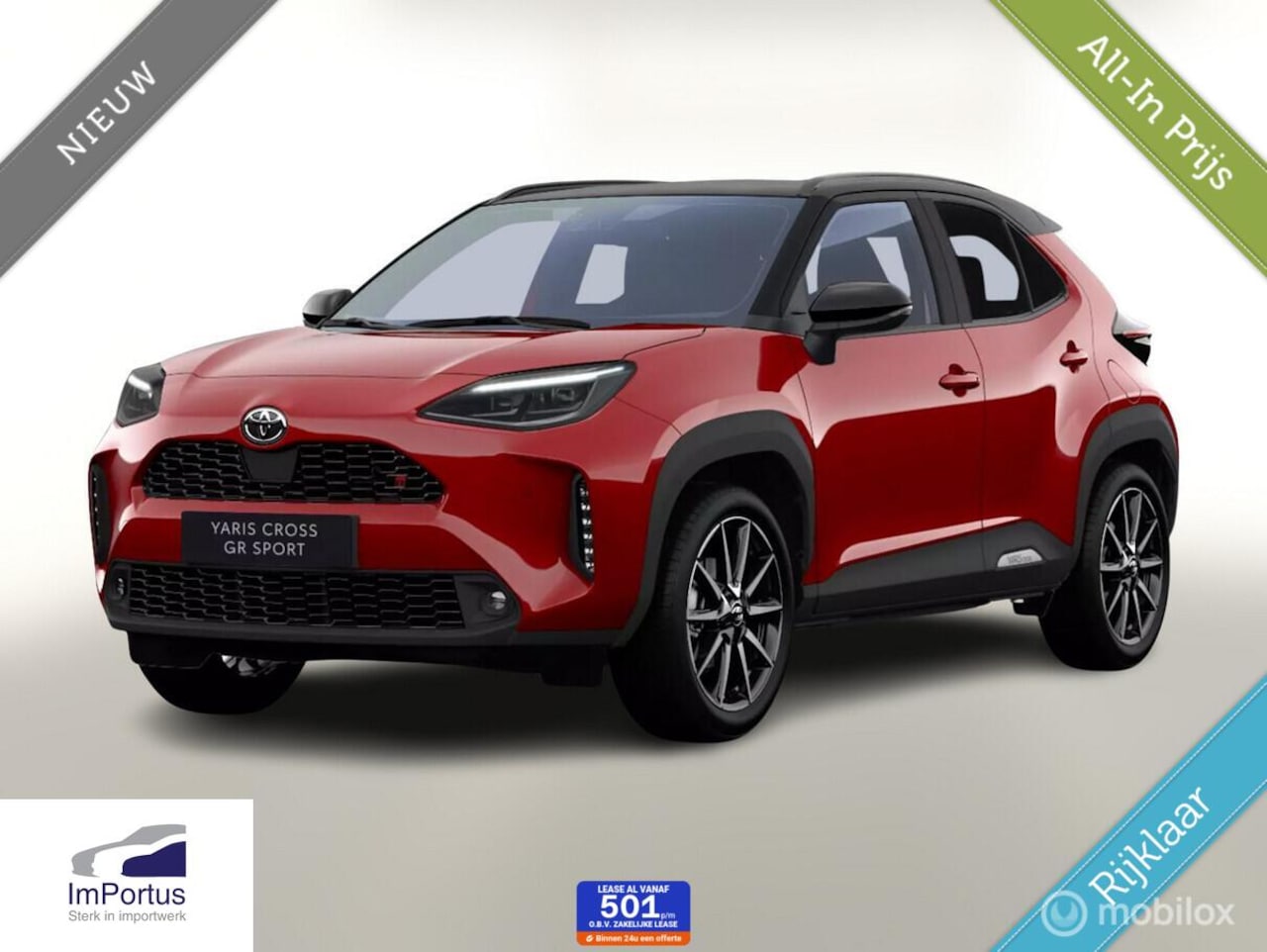 Toyota Yaris Cross - 1.5 Hybrid 130 GR Sport > Snel leverbaar! - AutoWereld.nl